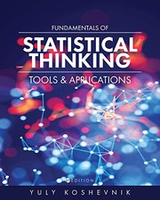 Front cover of Fundamentals of Statistical Thinking by Yuly Koshevnik