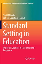 Cover of Standard Setting in Education by Sigrid Blömeke