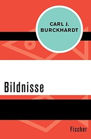 Cover of Bildnisse by Carl Jacob Burckhardt