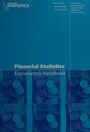 Cover of Financial Statistics Explanatory Handbook 2001 (Financial Statistics. Explanatory Handbook) by Office for National Statistics