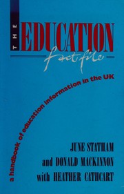 Front cover of The education fact file by June Statham