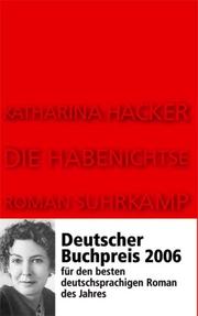 Cover of Die Habenichtse by Katharina Hacker