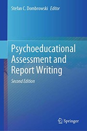 Front cover of Psychoeducational Assessment and Report Writing by Stefan C. Dombrowski