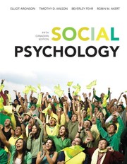 Front cover of Social Psychology by Elliot Aronson (Author), Timothy D. Wilson (Author), Robin M. Akert (Author), Be