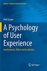 Front cover of A Psychology of User Experience by Phil Turner