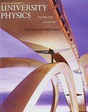 Front cover of University Physics with Modern Physics, Volume 1 by Hugh D. Young