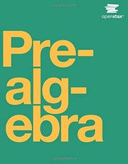 Cover of Prealgebra by Lynn Marecek
