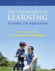 Front cover of The Psychology of Learning by Kiersten Renee Baughman