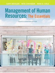 Front cover of Management of Human Resources The Essentials by Nina D. Cole