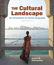 Front cover of The cultural landscape by James M. Rubenstein
