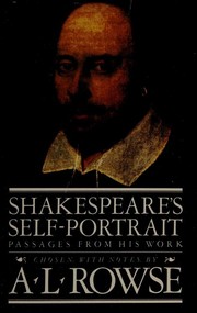 Cover of Shakespeare's self-portrait by William Shakespeare