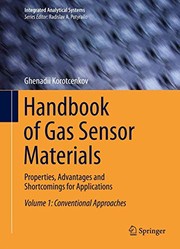 Front cover of Handbook of Gas Sensor Materials : Properties, Advantages and Shortcomings for Applications Volume 1 by Ghenadii Korotcenkov