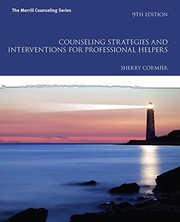 Front cover of Counseling Strategies and Interventions for Professional Helpers by Sherry Cormier