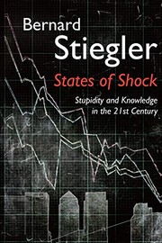 Front cover of States of Shock by Bernard Stiegler