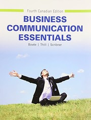 Cover of Business Communication Essentials, Fourth Canadian Edition by Courtland Bovee