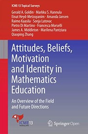 Front cover of Attitudes, Beliefs, Motivation and Identity in Mathematics Education by Markku S. Hannula