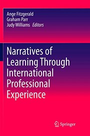 Front cover of Narratives of Learning Through International Professional Experience by Ange Fitzgerald