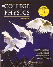 Front cover of College Physics, Volume 2 by Roger Freedman