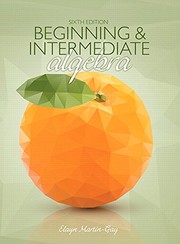 Cover of Beginning & Intermediate Algebra by K. Elayn Martin-Gay