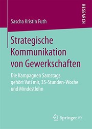 Front cover of Strategische Kommunikation von Gewerkschaften by Sascha Kristin Futh