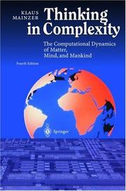 Cover of Thinking in complexity by Klaus Mainzer