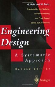 Cover of Engineering design by Gerhard Pahl