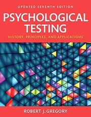 Cover of Psychological Testing by Robert J. Gregory