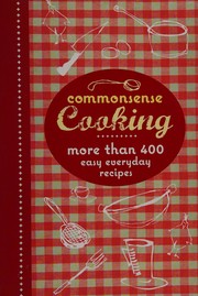 Cover of Commonsense cooking by Murdoch Books