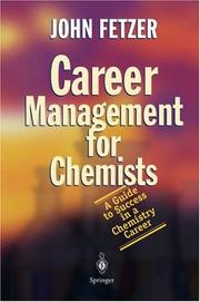 Cover of Career Management for Chemists by John Fetzer