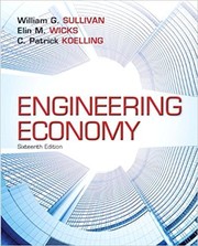 Cover of Engineering Economy  - Standalone book by William G. Sullivan