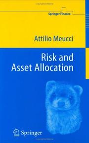 Cover of Risk and Asset Allocation by Attilio Meucci