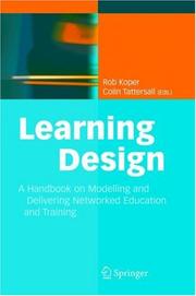 Cover of Learning design by Rob Koper