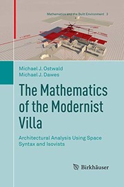Front cover of The Mathematics of the Modernist Villa by Michael Ostwald