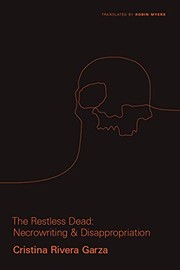 Cover of Los muertos indóciles by Cristina Rivera Garza