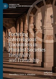 Front cover of Fostering Interreligious Encounters in Pluralist Societies by SimonMary Asese A. Aihiokhai