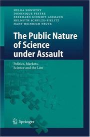 Cover of The public nature of science under assault by Helga Nowotny