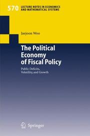 Front cover of The Political Economy of Fiscal Policy by Jaejoon Woo