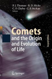 Front cover of Comets and the origin and evolution of life by Paul J. Thomas