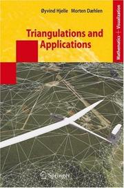 Cover of Triangulations and applications by Øyvind Hjelle