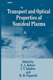 Front cover of Transport and Optical Properties of Nonideal Plasma by I.T. Iakubov