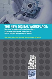 Cover of The New Digital Workplace by Kendra Briken