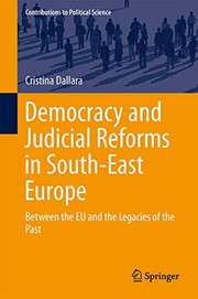 Front cover of Democracy and Judicial Reforms in South-East Europe by Cristina Dallara