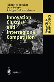 Front cover of Innovation Clusters and Interregional Competition by Johannes Bröcker