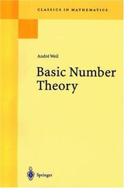 Cover of Basic number theory by André Weil