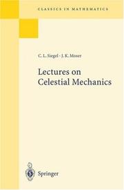 Cover of Vorlesungen über Himmelsmechanik by Carl Ludwig Siegel