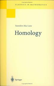 Cover of Homology by Saunders Mac Lane