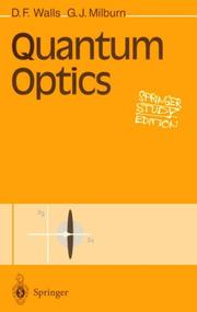 Cover of Quantum optics by D. F. Walls