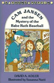 Front cover of Cam Jansen and the Mystery of the Babe Ruth Baseball (Cam Jansen) by David A. Adler