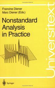 Cover of Nonstandard analysis in practice by Francine Diener