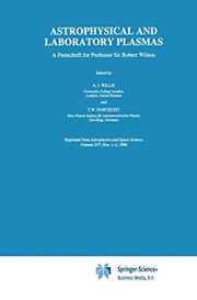 Front cover of Astrophysical and Laboratory Plasmas by A.J. Willis